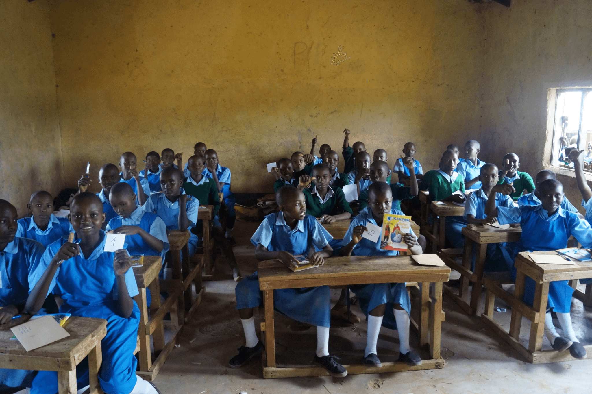 Klassenzimmer mit Schülern